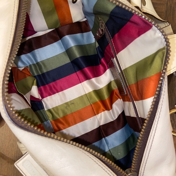 Coach MANDY Legacy 65TH Anniversary Signature Jacquard Leather Satchel Handbag - Picture 12 of 16